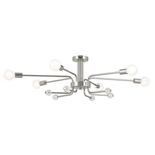 Ocala Polished Nickel Semi-Flush Mount Light by Kichler Lighting