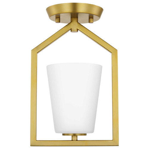 Progress Lighting Progress Lighting Vertex Brushed Gold Semi-Flushmount Light P350259-191