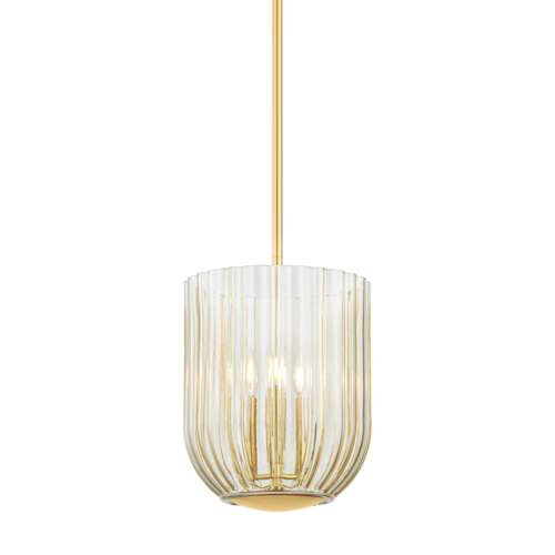 Mitzi by Hudson Valley Cece 11-Inch Lantern in Aged Brass by Mitzi by Hudson Valley H892703-AGB