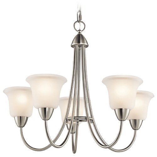 Kichler Lighting Nicholson 25-Inch Chandelier in Brushed Nickel by Kichler Lighting 42884NI