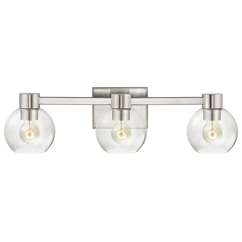 Design Classics Lighting Vashon 3-Light Bath Light in Satin Nickel by Design Classics Lighting 2103-09 G1832-CL