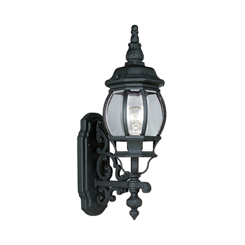 Onion Outdoor Wall Lantern in Textured Black by Progress Lighting