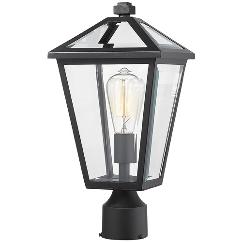 Talbot Black Post Light by Z-Lite