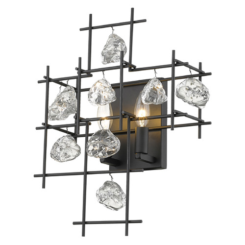 Z-Lite Garroway Matte Black Sconce by Z-Lite 4007S-MB