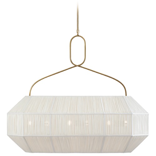 Visual Comfort Signature Collection Kelly Wearstler Forza Linear Lantern in Brass by Visual Comfort Signature KW5317ABL