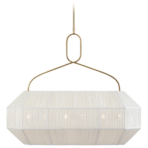 Kelly Wearstler Forza Linear Lantern in Brass by Visual Comfort Signature