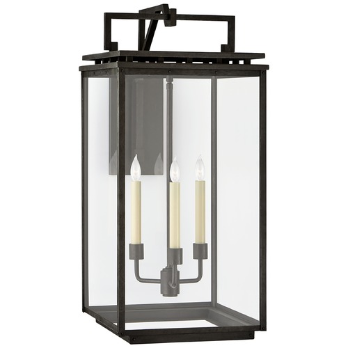 Visual Comfort Signature Collection Chapman & Myers Cheshire Lantern in Aged Iron by Visual Comfort Signature CHO2613AICG