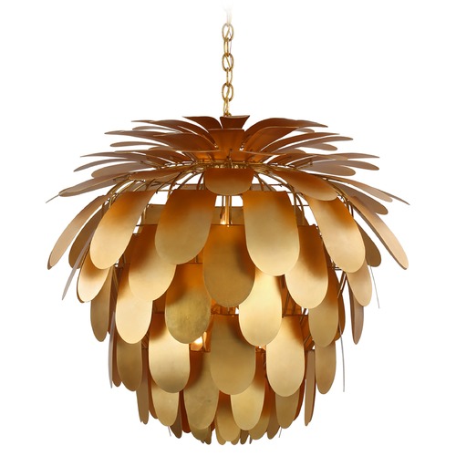 E.F. Chapman Cynara Grande Chandelier in Gild by Visual Comfort Signature