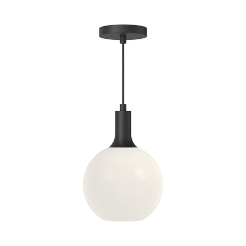 Alora Lighting Alora Lighting Castilla Matte Black Mini-Pendant Light with Globe Shade PD506108MBOP