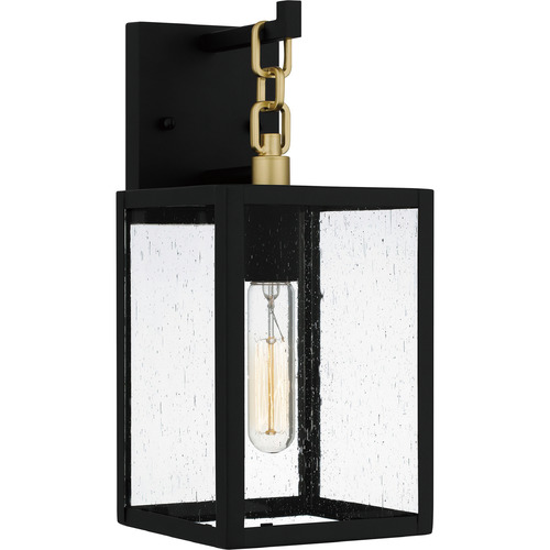 Quoizel Lighting Anchorage Matte Black Outdoor Wall Light by Quoizel Lighting ANC8406MBK