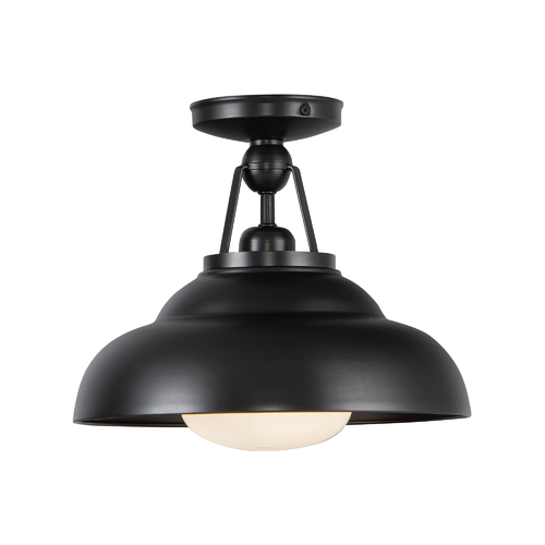 Palmetto Semi-Flush Mount in Urban Bronze by Alora Lighting