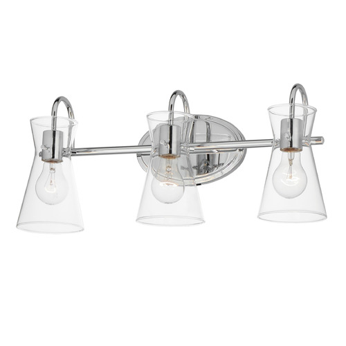 Ava Polished Chrome Bathroom Light by Maxim Lighting