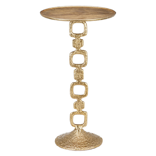 Currey and Company Jussi Gold Coffee & End Table