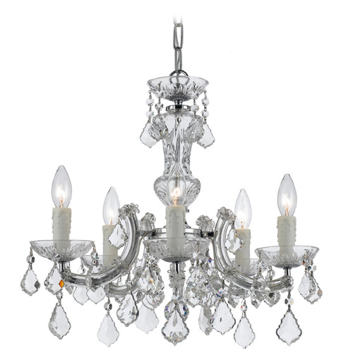 Crystorama Lighting Maria Theresa Polished Chrome Crystal Chandelier