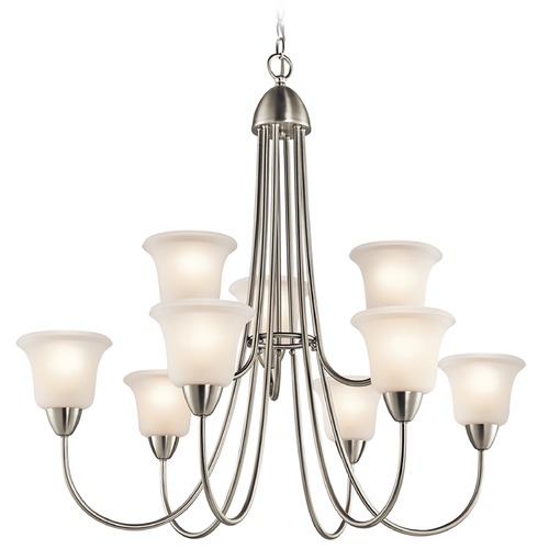 Kichler Lighting Nicholson 34-Inch Chandelier in Brushed Nickel by Kichler Lighting 42885NI