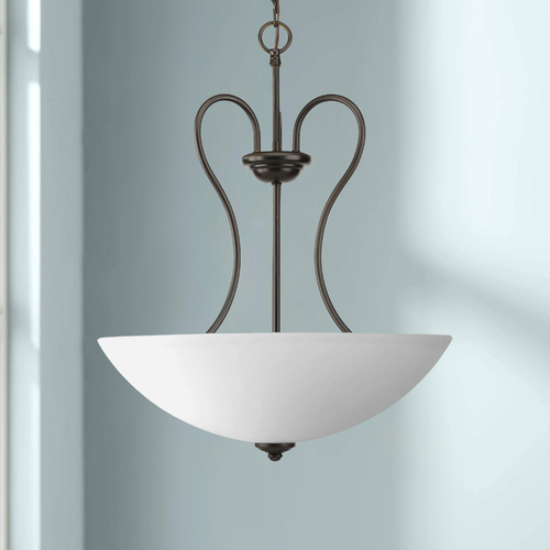 Heart Pendant in Antique Bronze by Progress Lighting