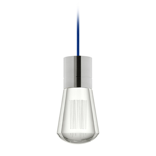 Alva LED 2200K Mini Pendant in Nickel by Visual Comfort Modern