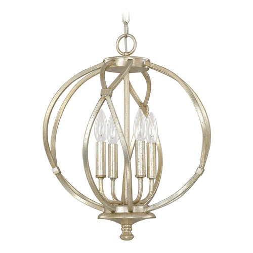 Capital Lighting Bailey 15-Inch Pendant in Winter Gold by Capital Lighting 4723WG