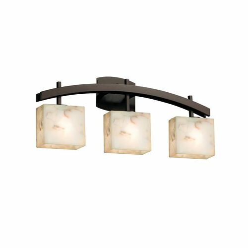 Archway 3-Light Bath Light in Dark Bronze by Justice Design Group