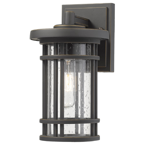 Jordan Oil Rubbed Bronze Outdoor Wall Light by Z-Lite