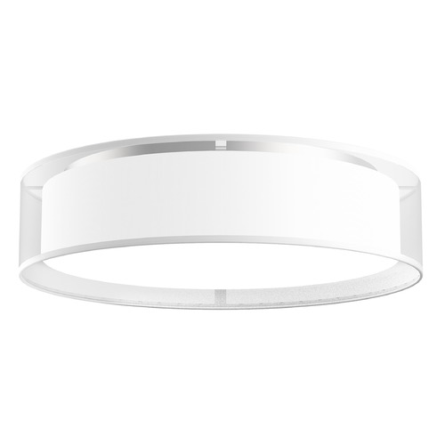 Kuzco Lighting Dalton 20-Inch LED Flush Mount with White Organza Shade FM7920-WOR