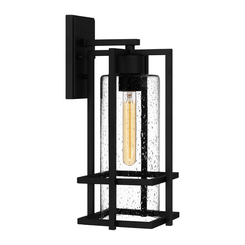 Quoizel Lighting Damien Outdoor Wall Light in Earth Black by Quoizel Lighting DMN8407EK