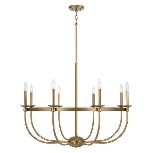 Rylann 38-Inch Chandelier in Aged Brass by Capital Lighting
