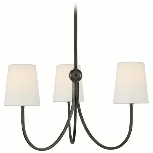 Visual Comfort Signature Collection Thomas O'brien Reed Bronze Chandelier