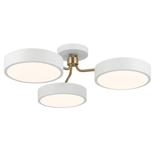 Kichler Lighting Sago White LED Semi-Flush Mount Light by Kichler Lighting 52604WHCPZ