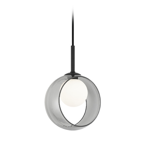 Delcia Black LED Mini Pendant by Matteo Lighting