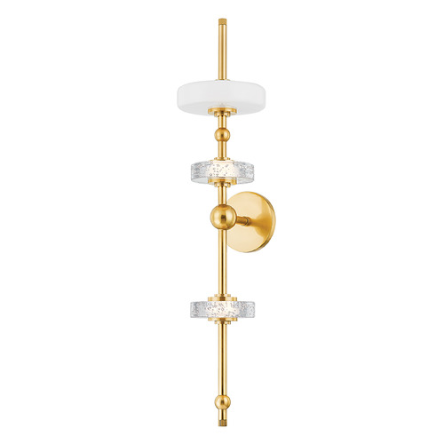 Hudson Valley Lighting Maynard Aged Brass LED Sconce