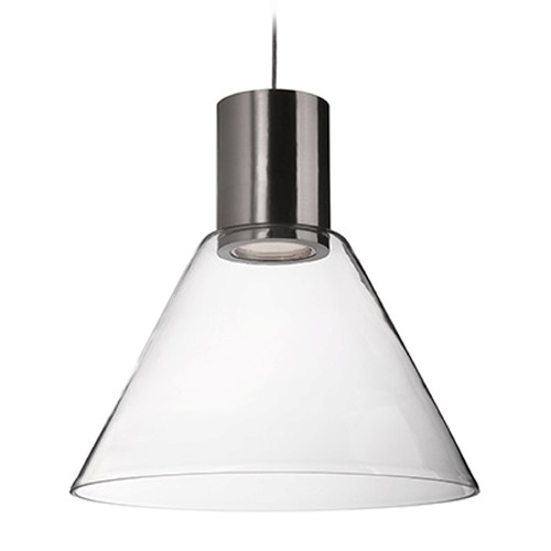 Brushed Nickel LED Pendant by Kuzco Lighting