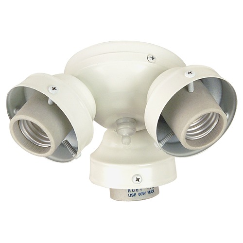 3-Light LED Fan Fitter in White by Craftmade Lighting