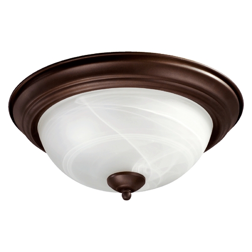 Oiled Bronze Flush Mount by Quorum Lighting