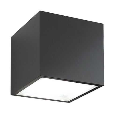 Modern Forms by WAC Lighting Bloc 5.50-Inch LED Outdoor Wall Light in Black by Modern Forms WS-W9201-BK