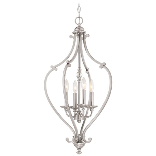 Savannah Row Brushed Nickel Pendant by Minka Lavery