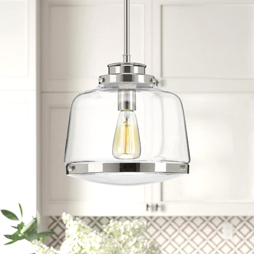 Progress Lighting Judson Polished Nickel Pendant by Progress Lighting P500061-104