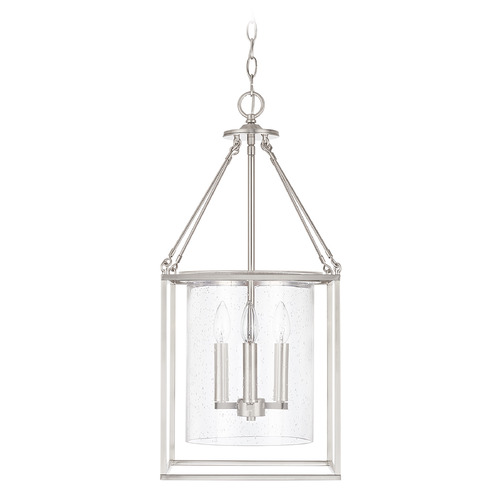 Capital Lighting Cooper 4-Light Pendant in Brushed Nickel by Capital Lighting 532843BN