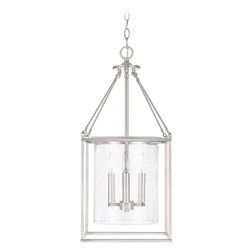 Capital Lighting Cooper 4-Light Pendant in Brushed Nickel by Capital Lighting 532843BN