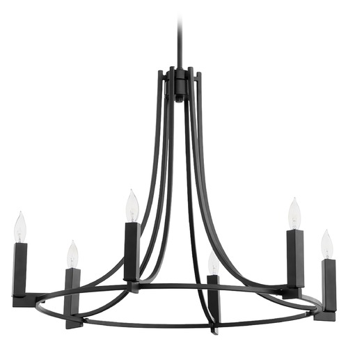 Quorum Lighting Olympus Noir Chandelier by Quorum Lighting 696-6-69