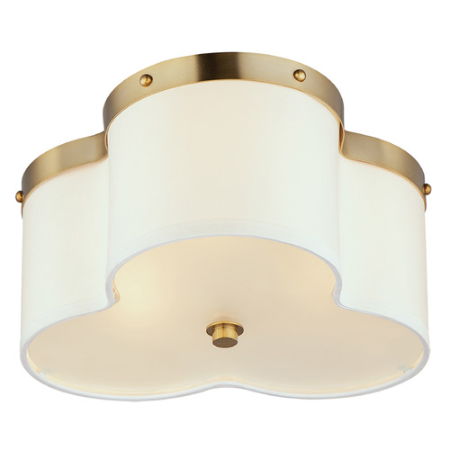 Maxim Lighting Clover Satin Brass Flushmount Light