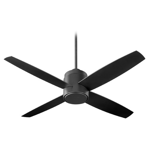 Oslo 52-Inch Damp Ceiling Fan in Black by Oxygen Lighting
