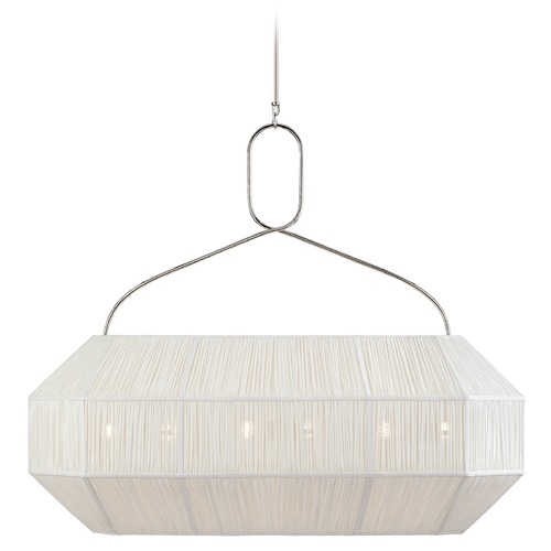 Kelly Wearstler Forza Linear Lantern in Nickel by Visual Comfort Signature