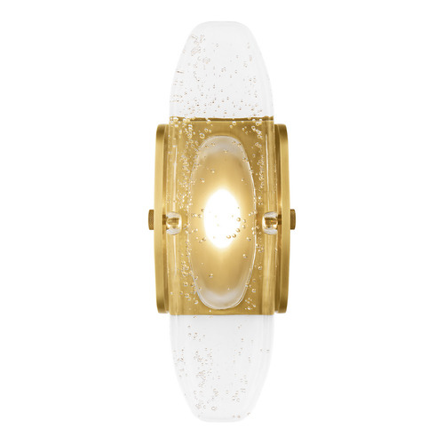 Wythe Medium LED Sconce in Plated Brass by Visual Comfort Modern