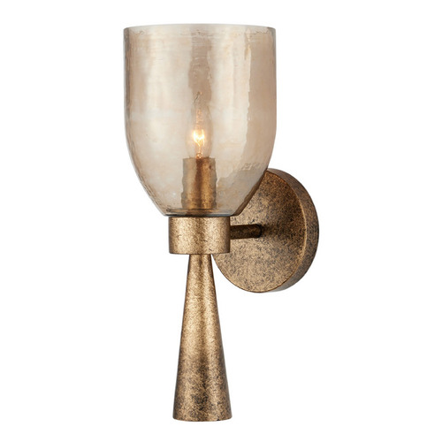 Currey and Company Woburn Copper Brown / Gold Ombre Sconce