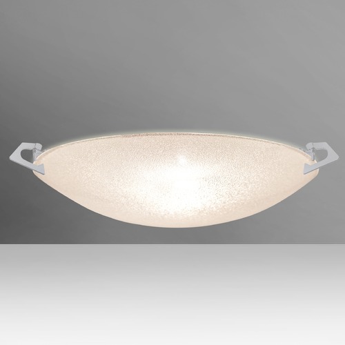 Besa Lighting Besa Lighting Sonya Satin Nickel LED Flushmount Light 8417GL-LED-SN