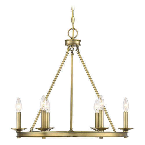 Middleton Warm Brass Chandelier by Savoy House