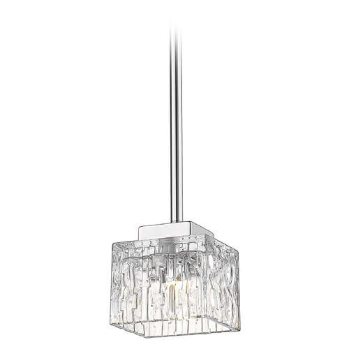 Rubicon Chrome LED Mini Pendant by Z-Lite