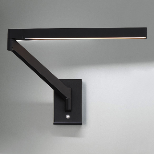 Modern Forms by WAC Lighting Beam 22.38-Inch LED Swing Arm Wall Light in Black by Modern Forms BL-20922-BK