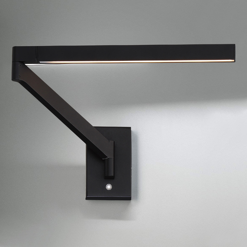 Beam 22.38-Inch LED Swing Arm Wall Light in Black by Modern Forms